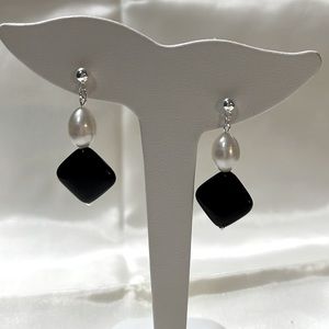 Pearl earrings